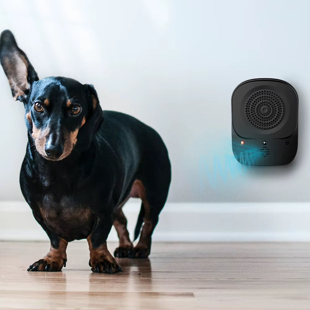 Ultrasonic Dog Barking Stop Device 4 Level Stop Barking Training Device 49FT Dog Deterrent for Small Medium Large Dogs
