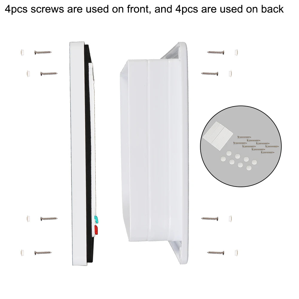 ABS Plastic with 4 Way Lock Security Flap Door Small Pet Supplies Cat Puppy Safety Gate for Dog Cat Kitten Dog Cat Flap Door