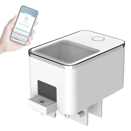 Wifi Automatic Aquarium Fish Tank Feeder Timing Wireless Smart Phone App Intelligent Speaker Voice Remote Control Fish Feeding