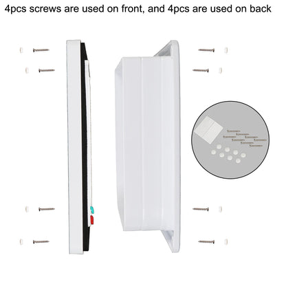 ABS Plastic with 4 Way Lock Security Flap Door Small Pet Supplies Cat Puppy Safety Gate for Dog Cat Kitten Dog Cat Flap Door