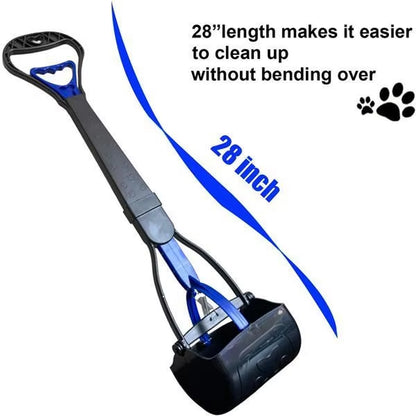 Pet Dog Long Handle Pet Pooper Scooper Dog Cat Waste Picker Jaw Poop Scoop Pick up Clean Waste Cleaning Tools Pet Supplies